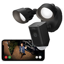 Ring luce da esterno con telecamera