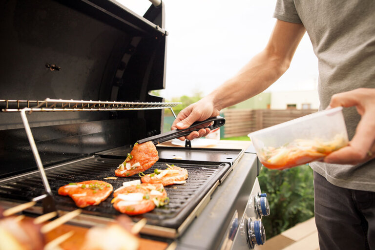 barbecue a 2 fuochi