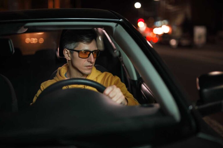 occhiali da guida notturna